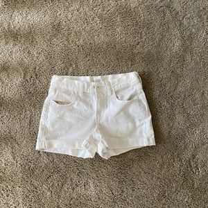 Women’s white shorts